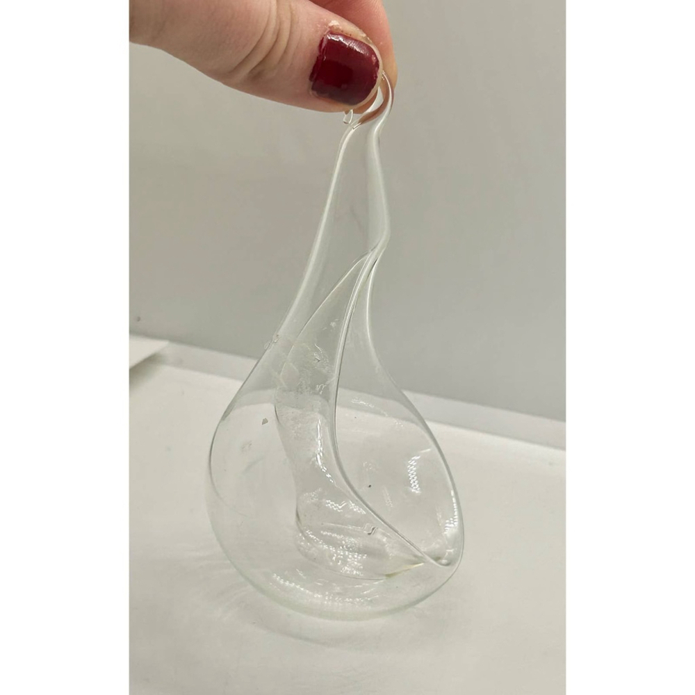 Set Of 2 Glass Diffuser Teardrop Christmas Ornament Essential Oils Decor Home - Picture 12 of 12